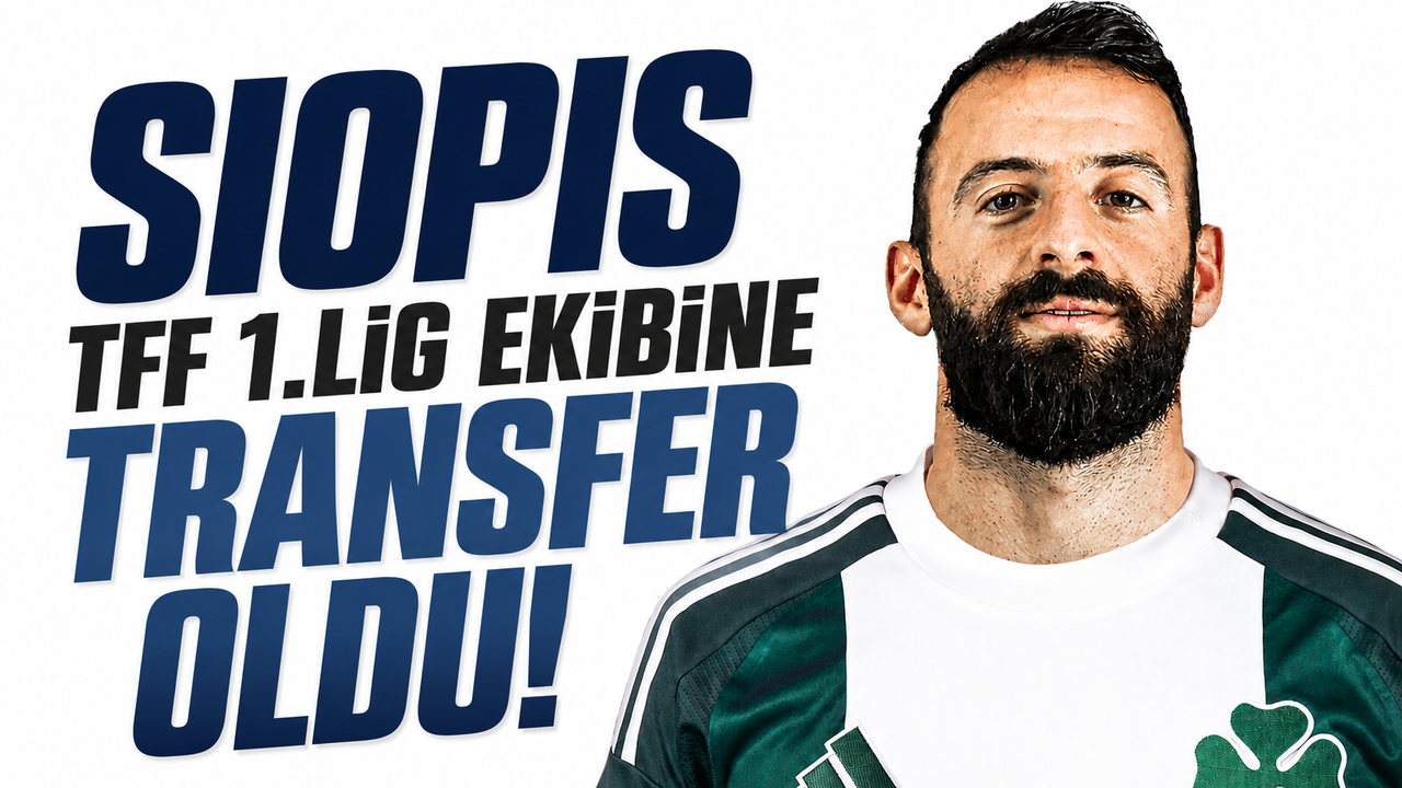 Şampiyon Kadronun Unutulmaz İsmi Manolis Siopis, TFF 1. Lig'e Transfer Oldu!