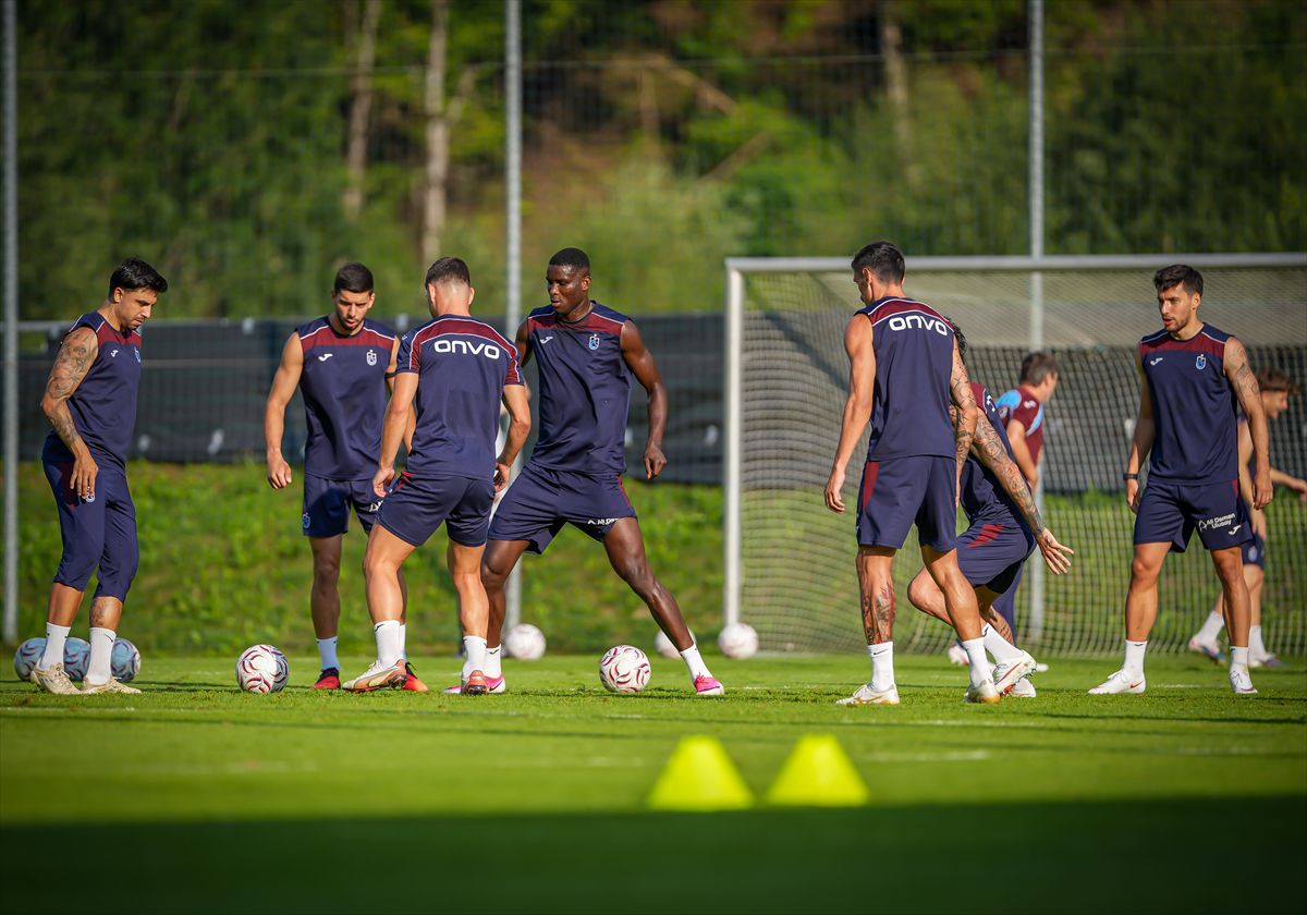Trabzonspor Avusturya Kampında Hız Kesmiyor: İki Antrenmanla Güne Damga Vurdu
