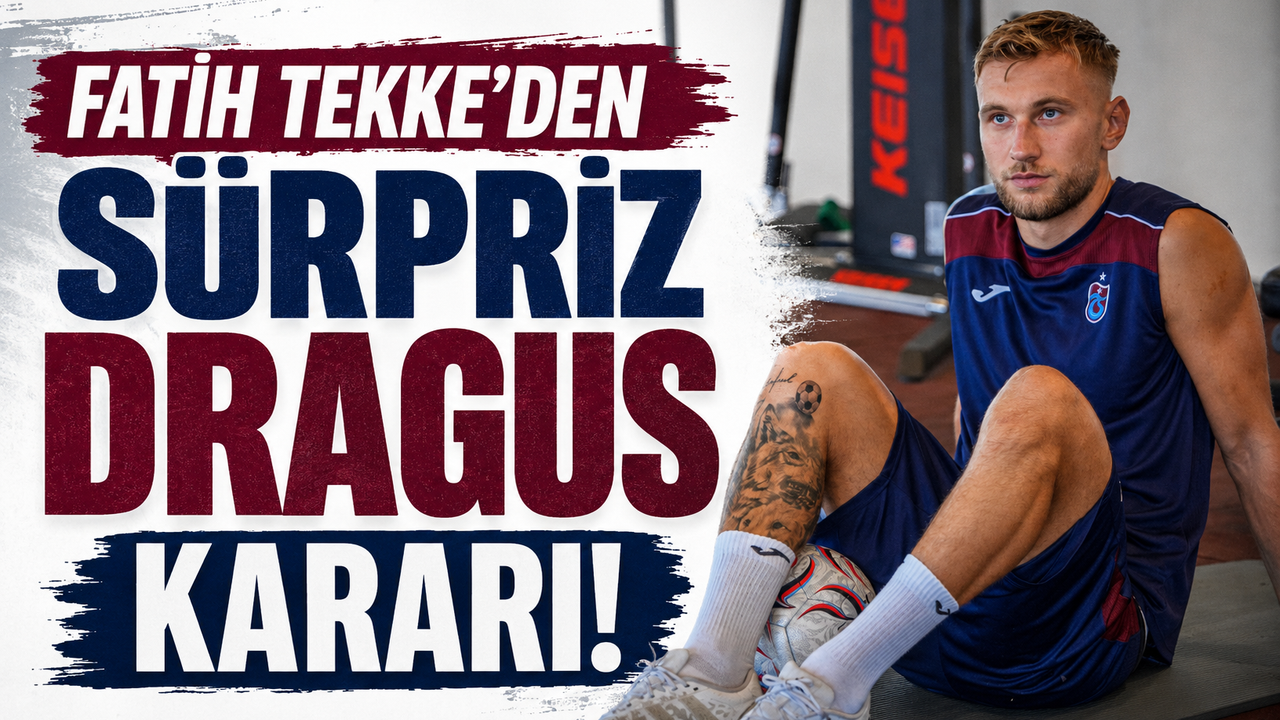 Trabzonspor'da Fatih Tekke'den Sürpriz Draguş Kararı! Kamp Kadrosu Şekillendi