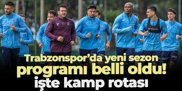 Trabzonspor'da Yeni Sezon Motivasyonu Tavan Yaptı!