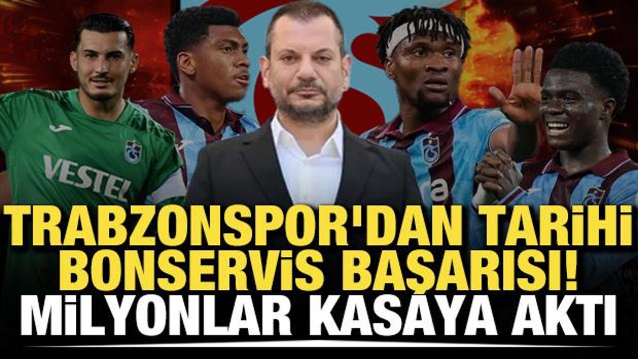 Trabzonspor'dan Tarihi Bonservis Başarısı: Milyonlar Kasaya Aktı!