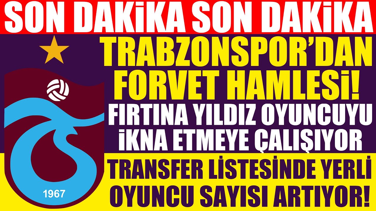 Trabzonspor Transferde Fırtına Gibi Esiyor: Yerli Stoper Hamlesi Yolda!
