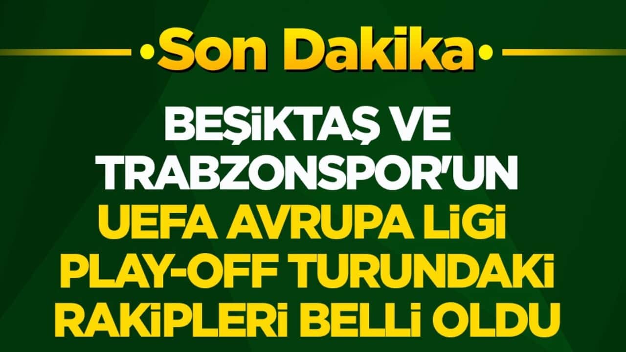 Trabzonspor'umuzun UEFA Avrupa Ligi Play-Off Rakibi Belli Oldu!