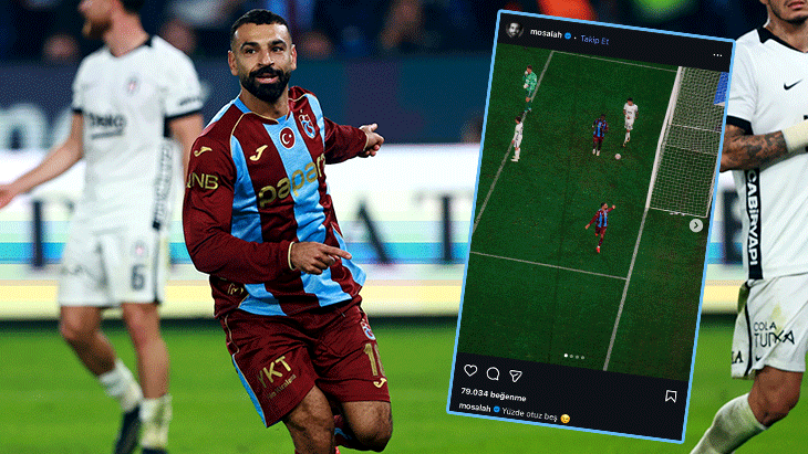 Trabzonspor'umuzun Yıldızı Salah'tan Beşiktaş'a 'Yüzde Otuz Beş' Göndermesi!