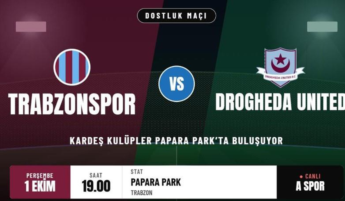 Trabzonsporumuz Drogheda United'ı Ağırlıyor: Maç Detayları Belli Oldu!