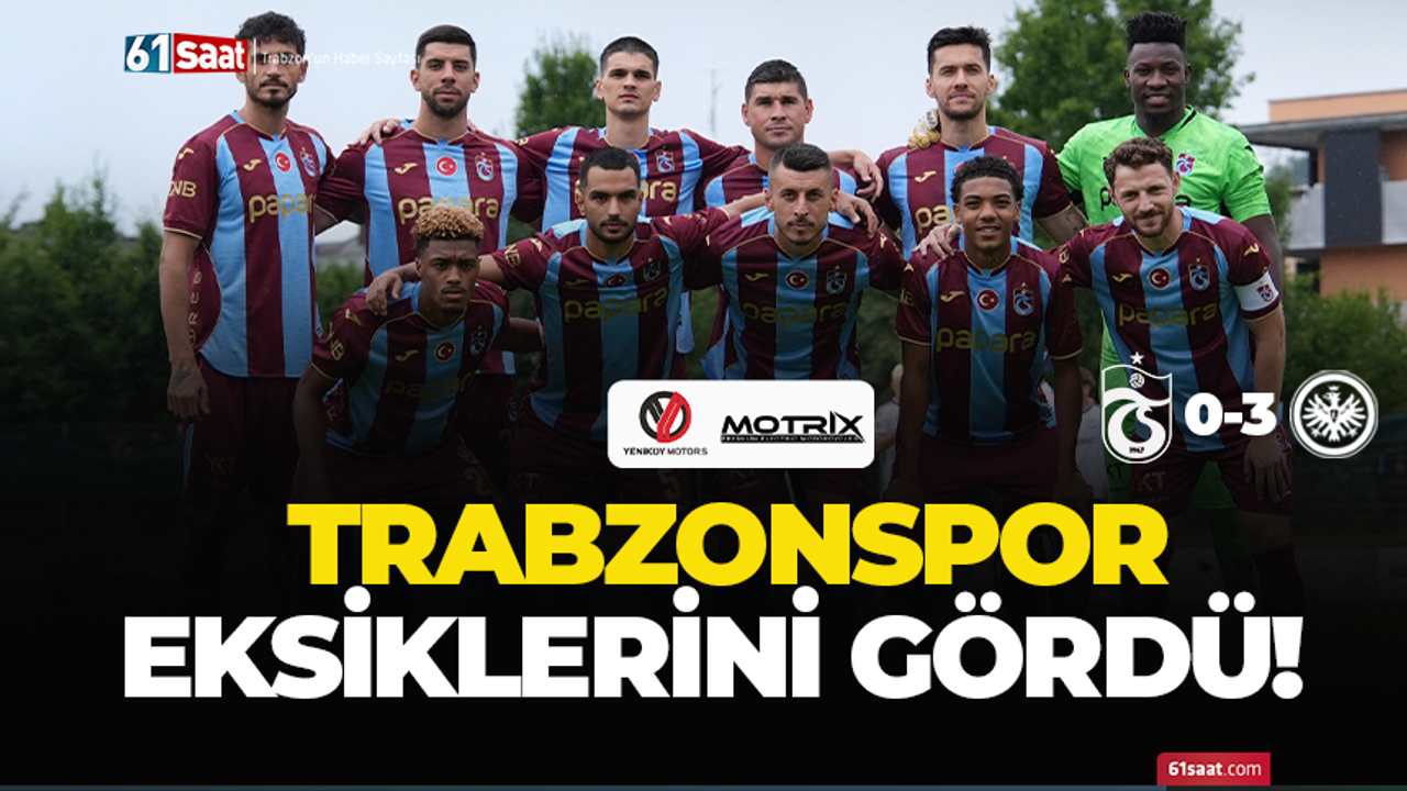 Trabzonsporumuzda Görülen Eksikler: Hazırlık Maçı ve Kırmızı Kart Şoku