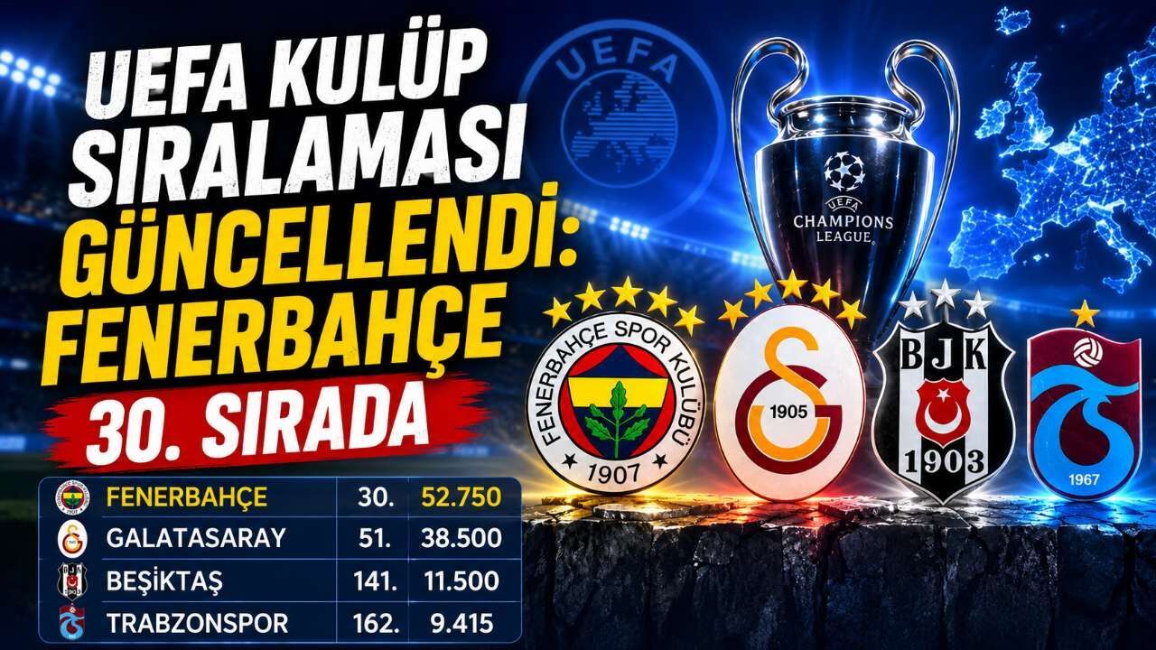 UEFA Kulüpler Sıralaması Güncellendi: Trabzonspor'un Yeri ve Avrupa Hedefleri